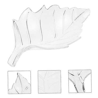 POPETPOP Fish Tank Feeding Bowl Leaf Shape Shrimp Dish Aquarium Feeding Tray Cup for Shop Use Convenient Shrimp Food Feeder