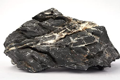 Dark SEIRYU Stones Natural Rocks (3~11 inches,11pcs) x2 40Lx 2 Cases Total 80L 37lbs for Aquarium, Paludarium, Terrariums, Landscaping Rocks, Decorative Aquarium Rocks - size: 09 Dark Seiryu Stones(3-11inch,36lbs)