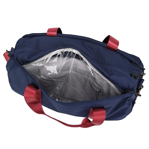 BESMART Gym Bags for Men with Side Pocket，38L Large Sports Gym Duffle Bag - color: Navy Blue With Tpu Pocket