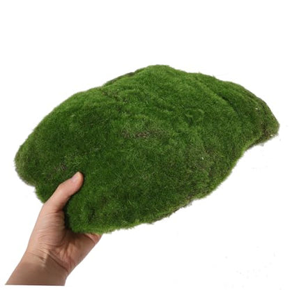 VOSAREA 4pcs Lifelike Simulated Moss Stone Decorative Rocks for Plants Moss Decorative Balls for Home Easy to Install - size: 33.00X20.00X5.50CM