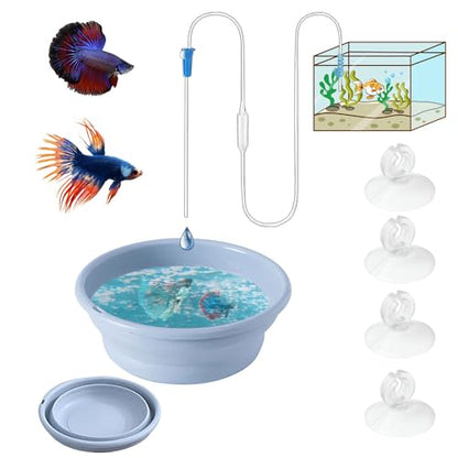 Foldable Fish Acclimation Box - Saltwater & Freshwater Aquarium Acclimator, Shrimp & Betta Fish Breeding Box