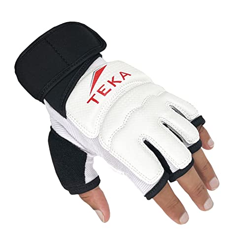 Teka Taekwondo Punch Bag Training Gloves, MMA Grappling Gloves for Sparring Martial Arts Boxing Training for Adults and Kids - size: Medium