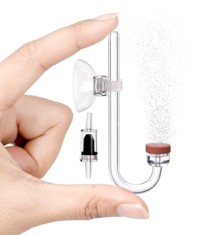CO2 Diffuser for Aquarium Plant Mini CO2 Atomizer, U-Shaped-S