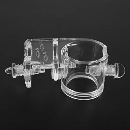Acrylic Aquarium Pipe Clamp Fish Tube Holder Hose Clip for 22mm Dia Water Pipe