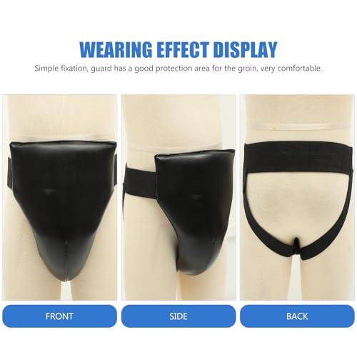 Breathable Groin Guard Male Crotch Protector Sports Groin Guard Reusable Boxing Protective Gear for Martial Arts and Combat Sports