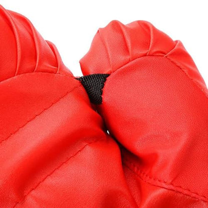Colaxi 2 Pair Boxing Gloves PU Leather Hand Guard Punch Mitts Punching Gloves Sparring Gloves for Workout Sanda Grappling MMA Karate - size: Kids