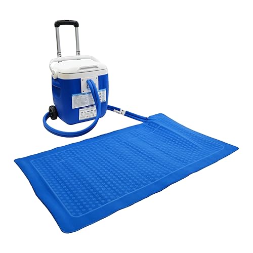 Polar Active Ice® 3.0 Cold Therapy Ice Machine System with Programmable Timer, 38"x22" Blanket Pad, 16 Quart Cooler, Quiet Pump, Strong Cryotherapy Pain Relief Treatment - style: Blanket Pad