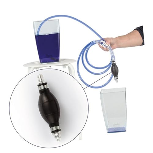 Manual Suction Hose Set for Car and Aquarium Water Transfer, Sturdy Siphon Pump with Guide Oil Tube and Water Suction Hose Kit