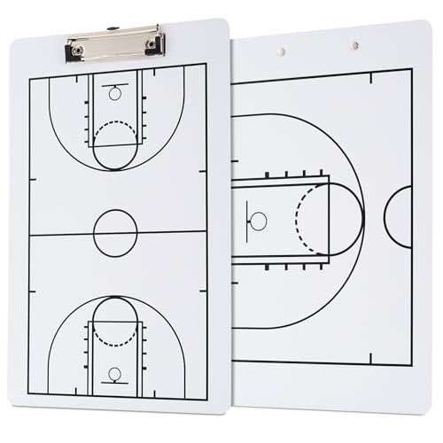 Basketball Coaching Board, Double-Sided Waterproof Dry Erase