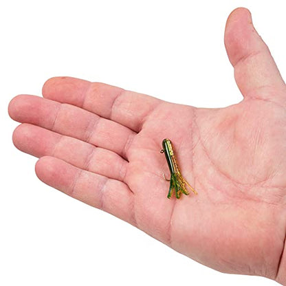 Berkley PowerBait Pre-Rigged Atomic Tubes Fishing Soft Bait - color: Perch, size: 1/32 oz