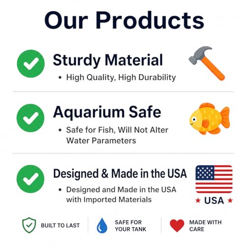 Aquarium Underground Tunnel Cave Natural Curve | Viewing Fish & Shrimp Under Gravel Tunnel | Fish Tank Decor Decoration Hideout Perfect for Corydora Catfish, Kuhli Loach, Pleco