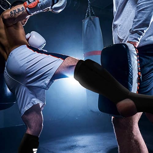 Kickboxing Shin Guard - Shin Kickboxing Pad, Lightweight Shin Instep - size: Medium
