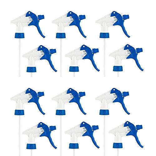 Comfort Axis Heavy Duty Trigger Sprayer Replacement for 32 oz Sprayer Bottles (12 Pack)