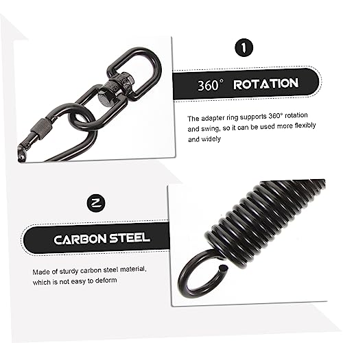 1 Set Heavy Duty Swing Spring Set of Metal Hammock Springs for Outdoor and Indoor Use for Swing Chairs Hammocks and Sandbags