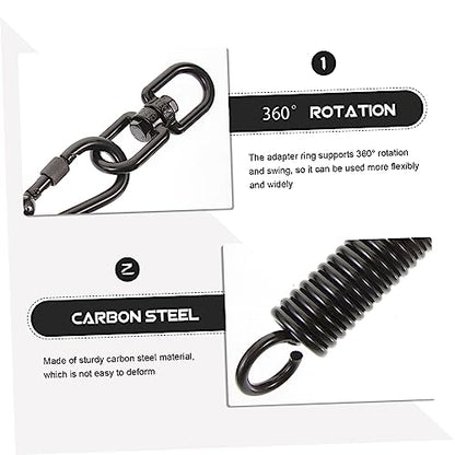 1 Set Heavy Duty Swing Spring Set of Metal Hammock Springs for Outdoor and Indoor Use for Swing Chairs Hammocks and Sandbags