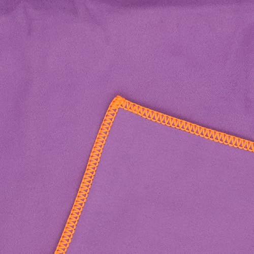 Eunzel Hot Yoga Mat Towel, Ultra-Absorbent Microfiber 72" x 26.5" - color: Z-blue& Purple (2 Pack )