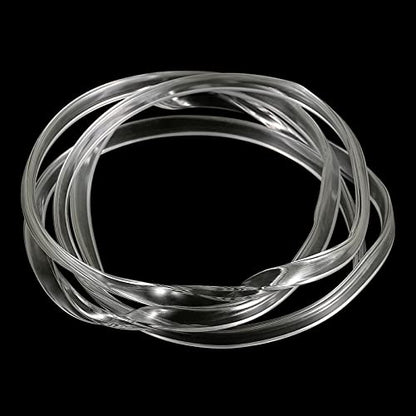 uxcell U Channel Edge Trim, 4.9ft Length Soft Rubber Guard Seal Strip Edge Protector Fit for 2-3mm Edge, (25/64" W x 15/64" H) Clear - size: 25/64"x 15/64"x 4.9ft