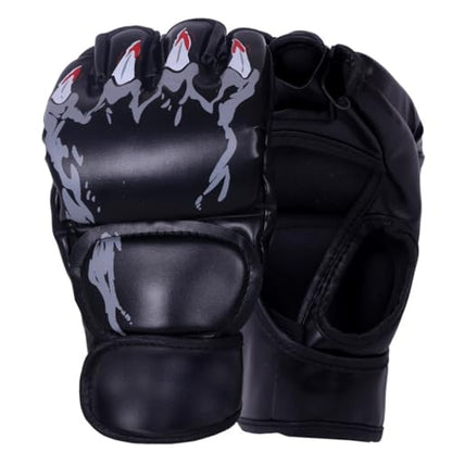 Boxing Gloves Training Gloves Half Finger Sport Gloves Heavy Bag Gloves Punching Gloves Kickboxing Gloves