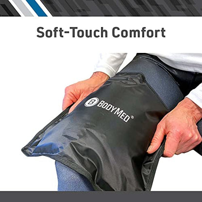 BodyMed Reusable Gel Ice Pack Cold Compress for Back, Shoulder, Neck, & Knee - Professional Grade Cold Therapy for Injuries, Aches, Swelling, Bruises, Sprains - 12 in. x 7 in. (Half) - size: 12 in × 7 in (Half) (Pack of 1)