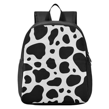 Cow Print Toddler Backpack Waterproof Mini Backpack Boys/Girls Cute Small Backpack Kindergarten Pre School Bags 13 Inch - color: Cow Print, size: Medium