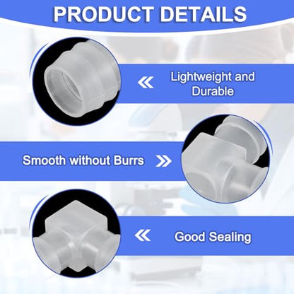 uxcell 5/8" Hose Barb Fitting, 8 Pcs Equal Barbed 90 Degree Elbow L Shaped 2 Way Plastic Splicer Joint Mender Adapter Union Fitting for Air Line Tubing Pipe Household Fuel Gas Liquid - size: 5/8"