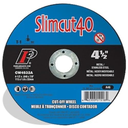 SlimCut AO 4-1/2 x .4 x 7/8 A46 T-1, Pack of 25