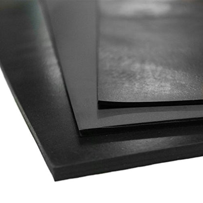 Rubber-Cal Neoprene - Commercial Grade - 45A - Soft Rubber Sheet Rolls - 1/8" Thick x 6" Width x 12" Length - size: 6" x 12"