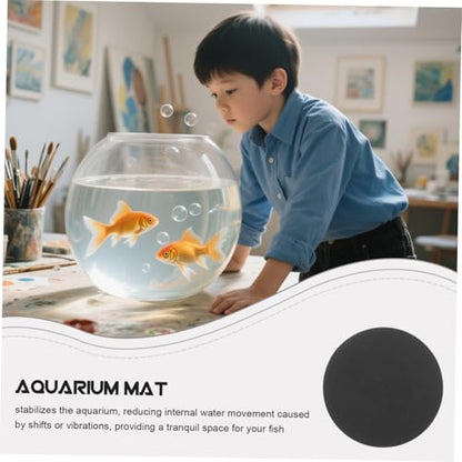 Fish Tank Leveling Mat: Shock-Absorbing Non-Slip Aquarium Pad for Under Tank Cushioning Mat for Micro Landscape Bottles and Terrariums