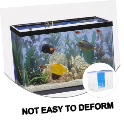 VANZACK Fish Breeding Box Transparent Isolation Tank for Fry and Adult Fish Temperature Control Incubator Durable Guppy Nursery with Easy Viewing for Aquariums