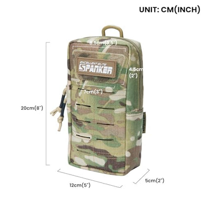 EXCELLENT ELITE SPANKER Tactical MOLLE Pouch EDC Utility Pouches Gadget Organizer Phone Holder Waist Bag Tool Pouch - color: Multicam