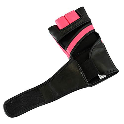 BeSmart UFC Kickboxing Gloves - MMA Sparring & Training Gloves for Mixed Martial-Arts, Adults Men & Women - color: Pink, size: Small
