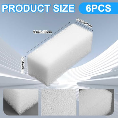 6 Pcs Replacement Foam Filters Compatible with Aqua-Clear 110/500 A623 Aquarium Filter Foam Insert Sponge Pads