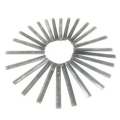 Anchor Lead Plant Holder Flexible Weight - Easy to Manipulate - Used for Submerge Plants in Aquariums or Ponds - 25 Piece Lead Strips - Grey