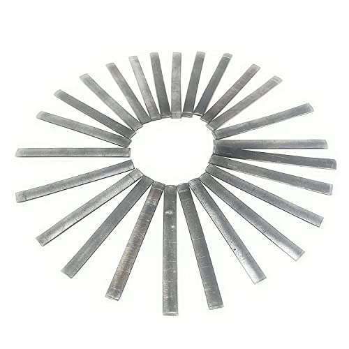 Anchor Lead Plant Holder Flexible Weight - Easy to Manipulate - Used for Submerge Plants in Aquariums or Ponds - 25 Piece Lead Strips - Grey