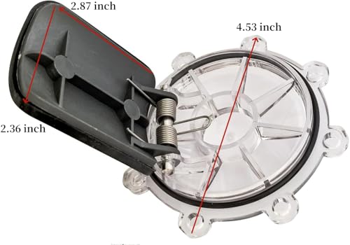 263042Z 2 Way CPVC Check Valve Flapper Compatible with 263042 Diverter Pool and Spa Valve Assembly (1)