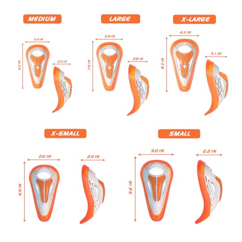 DRSPORTS Flex Cup D3O Impact Shield, Men’s Athletic Cup with Ergonomic Comfort, Groin Protector for Football, MMA, Boxing, Rugby and Baseball, Sports Protective Cup for High-Contact Training (XS–XL) - size: Small
