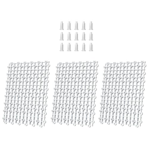 FRCOLOR 1set Aquarium Divider Grid Plate Plastic Fish Tank Isolation Panels Easy Installation Support Legs for Fish Separation