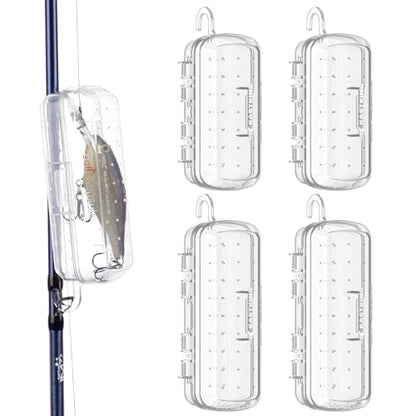 KastKing Bait Kapsule – Lure Cover with Vent Holes, Protects Hooks, Multiple Sizes (S, M, L, Jumbo,Drop Shot) - Multiple Attachments for Freshwater & Saltwater Fishing Gear. Patent Pending.