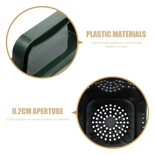 Aquarium Cleaning Shovel and Fish Tank Sediment Scooper, Plastic Gravel Sand Shovel with Water-Permeable Design for Aquarium Gravel and Aquatic Plant Substrate Maintenance
