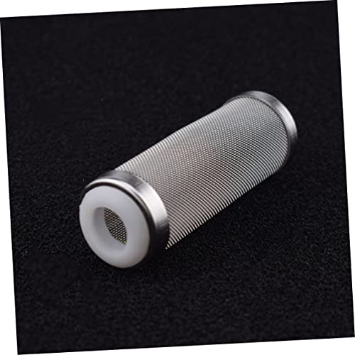FOMIYES 6pcs Stainless Steel Aquarium Inlet Cover Nets White Prevents Debris Protects Young Fish Design for Freshwater Environments