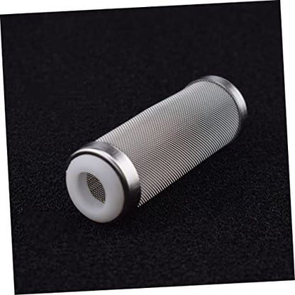 FOMIYES 6pcs Stainless Steel Aquarium Inlet Cover Nets White Prevents Debris Protects Young Fish Design for Freshwater Environments
