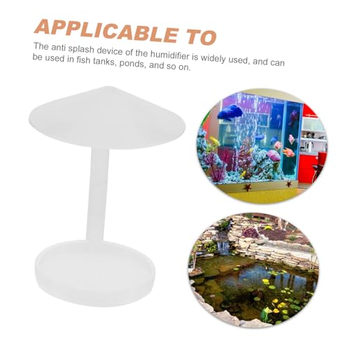 8pcs Rockery Humidifier Splash Guard Replacement Humidifier Splash Guards for Fish Tank Easy to Install Plastic Material