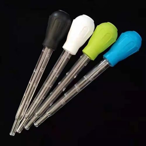 4Pcs Turkey Baster for Cooking, BPA-Free Turkey Baster Syringe, Oil Suction Tube with Measuring Lines, Multi-functional Aquarium Water Changing Dropper