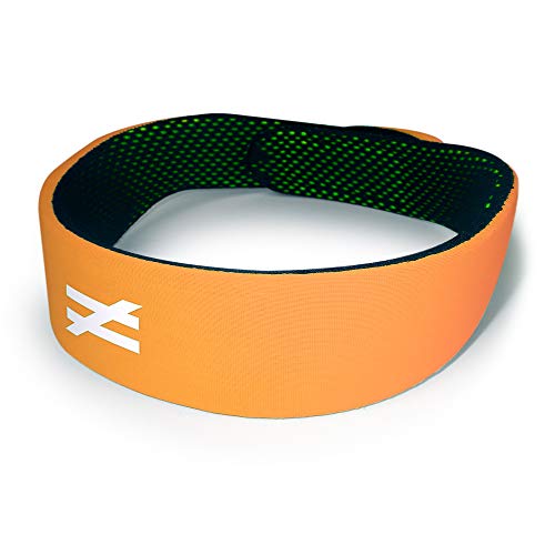 Unequal Halo 1 – 6mm Protective Headgear with Military-Grade Patented Composite, Coated Aramid Fabric - color: Orange, size: Large-X-Large