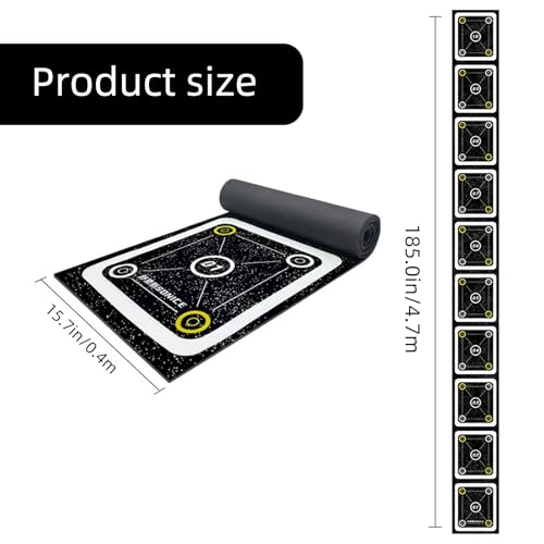 Rubber Agility Ladder Non-Slip Speed Agility Training Ladder Pad for Soccer Football Footwork, Workout Ladder for Soccer Football Tennis Boxing Training, Agility Training Equipment - size: 15 ft