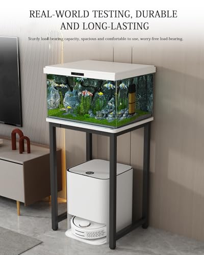 Robot Vacuum Stand Cabinet,Storage Cabinet for Robot,Fish tank stand base,Single/double layer, non-slip foot pads,Sofa Sideboard Adaptable for Living Room, Entryw Golden Oak (Double Layer) 80x40x80cm