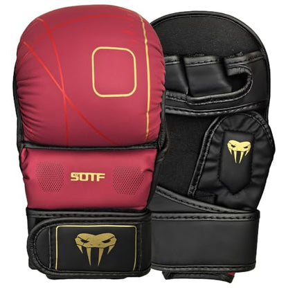 YWChenzy Fighting MMA Sparring Gloves Open Palm Martial Arts Boxing Punching Bag Training Gloves - color: sst11d