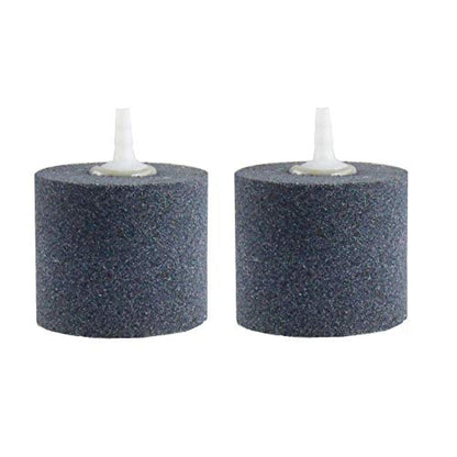 AQUANEAT Aquarium Air Stones 2x2 inch 2 Pack, Aerator Bubble Diffuser, Air Pump Accessories for Hydroponic, Pond, Aquarium Fish Tank