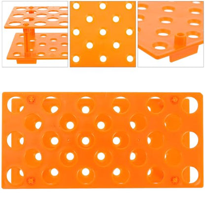 Zerodeko Microcentrifuge Tube Holder Rack Plastic Storage Organizer for Tubes Lab Use Compatible
