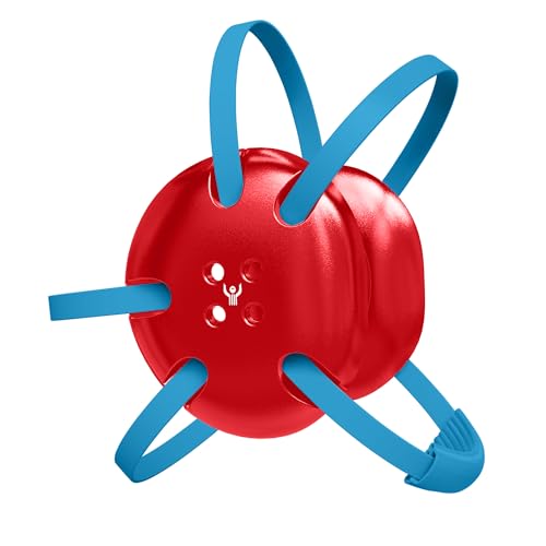 Wrestling Classic Headgear Earguard Adult Grappling Head Gear | Adjustable Ear Guards Powder Blue Straps - style: Varsity Red w/ Powder Blue Straps